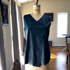 ZARA Size M Pleather Top